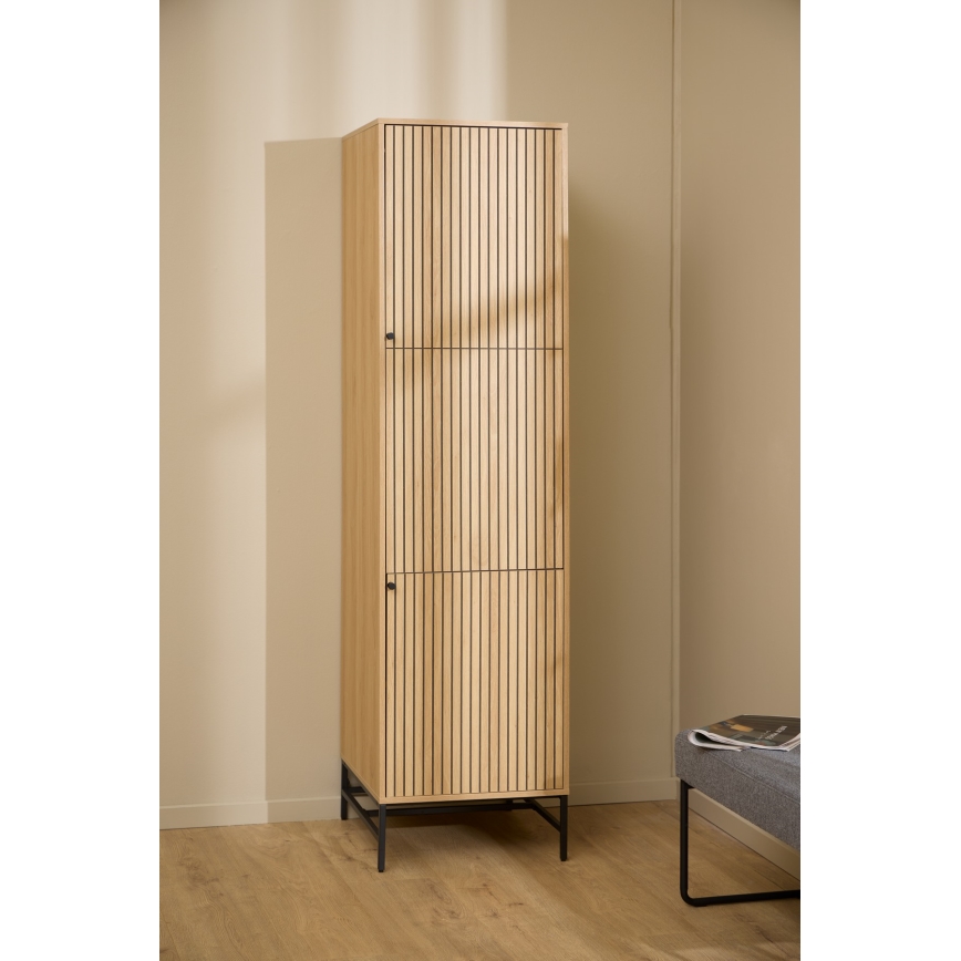 Kleiderschrank OLIVIA 51x200 cm Eiche