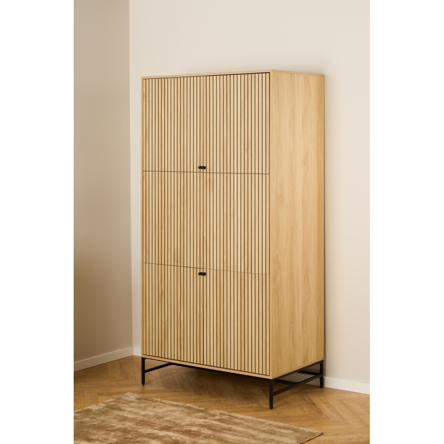 Kleiderschrank OLIVIA 99x200 cm, Eiche