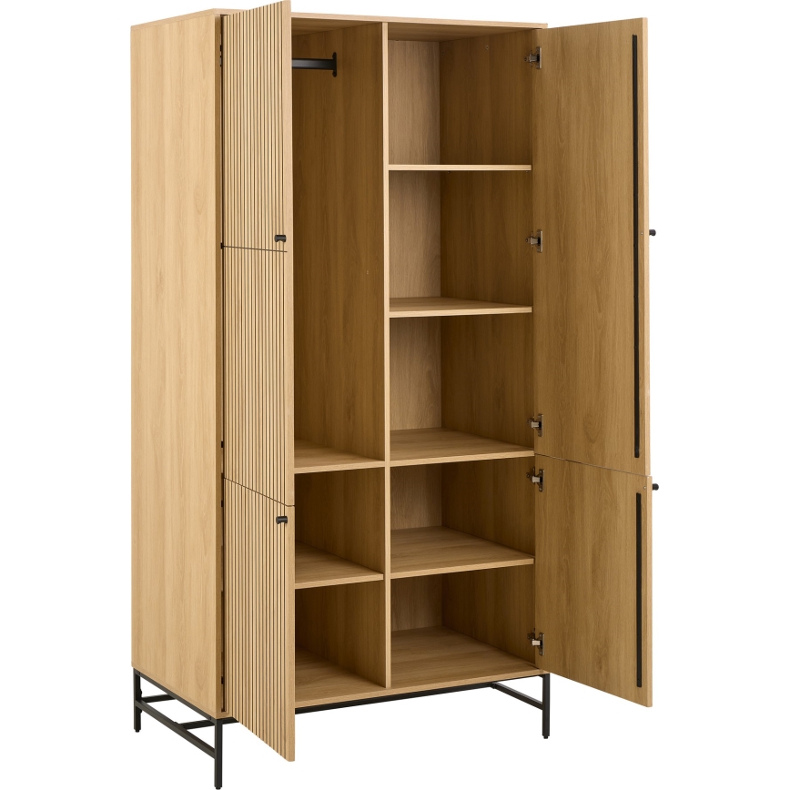 Kleiderschrank OLIVIA 99x200 cm, Eiche