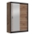 Kleiderschrank SABRINA 150x215 cm Eiche Craft