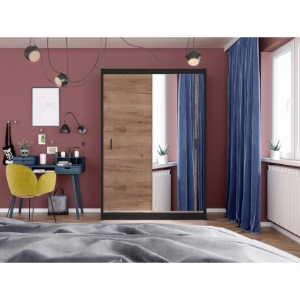 Kleiderschrank SABRINA 150x215 cm Eiche Craft