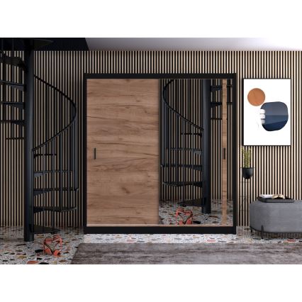 Kleiderschrank SABRINA 180x215 cm Eiche Craft