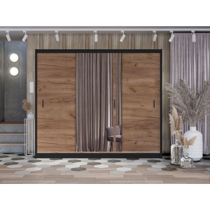 Kleiderschrank SABRINA 250x215 cm Eiche Craft