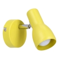 Kleine Wandlampe PICARDO 1xE14/40W/230V gelb