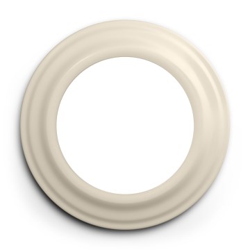 Kliklap - Retro-Rahmen, schlicht, beige