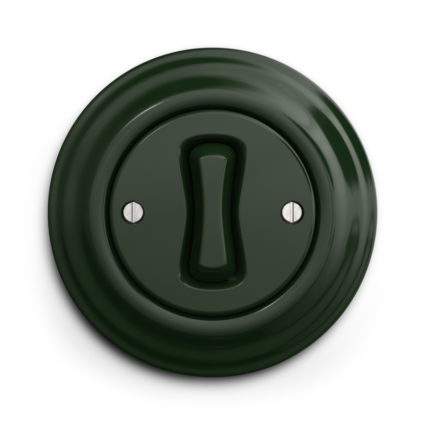 Kliklap - Retro-Taste mit Rahmen, grün