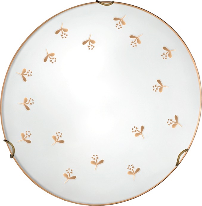 Kolarz 731.11.4.160 - Wandleuchte NONNA, 1x E27/60W/230V, Ø 30 cm, mit Blumenmotiv, Roségold