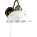 Kolarz 731.61.160 - Wandleuchte NONNA 1xE27/75W/230V mit Blumenmotiv, Roségold