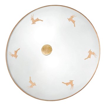 Kolarz 731.U12.4.150 - Wandleuchte NONNA 2xE14/60W/230V Ø 32 cm Hirsch Roségold