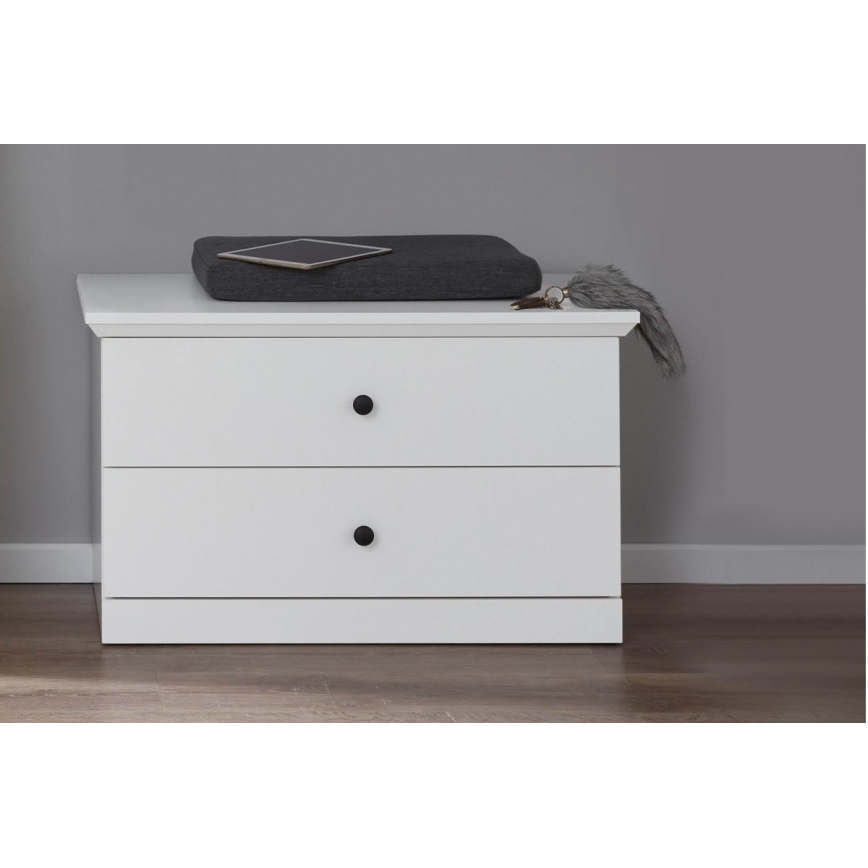 Kommode LIANTE 49x81 cm weiß