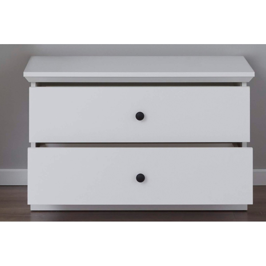 Kommode LIANTE 49x81 cm weiß