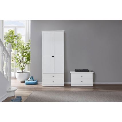 Kommode LIANTE 49x81 cm weiß