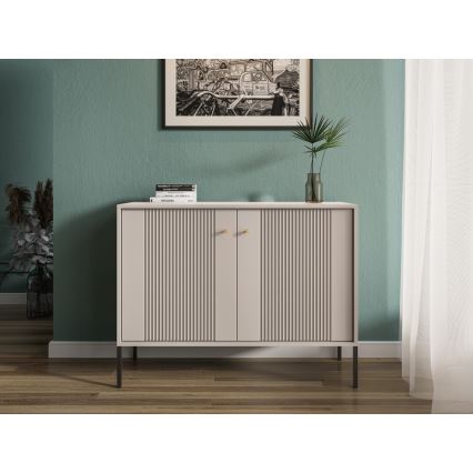 Kommode LUE beige/schwarz