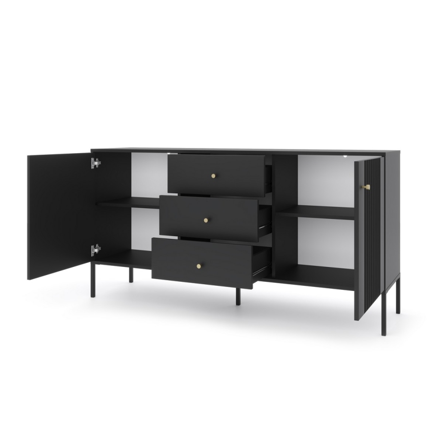 Kommode LUE, schwarz