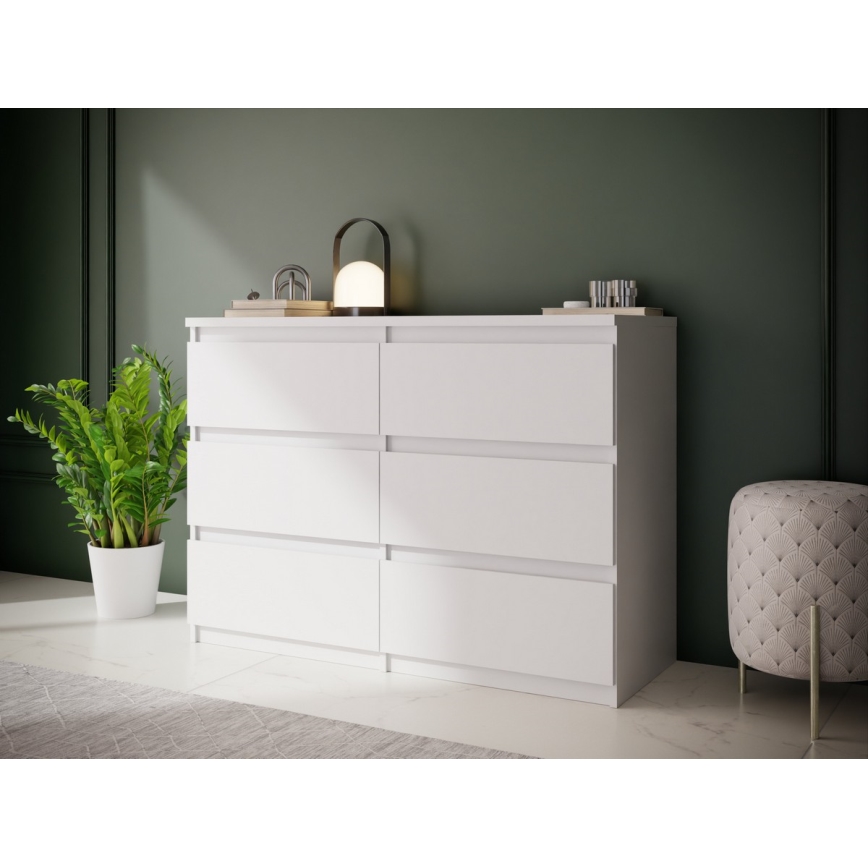 Kommode MAO mit Schubladen, weiß