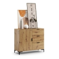 Kommode mit Schubladen LORA Eiche Artisan