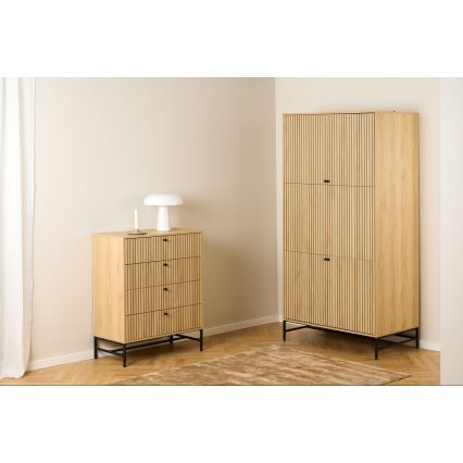 Kommode OLIVIA mit Schubladen, Eiche