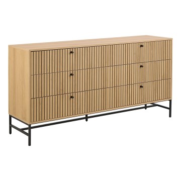 Kommode OLIVIA mit Schubladen, Eiche