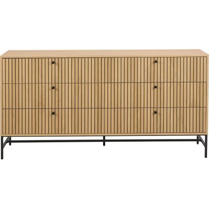 Kommode OLIVIA mit Schubladen, Eiche