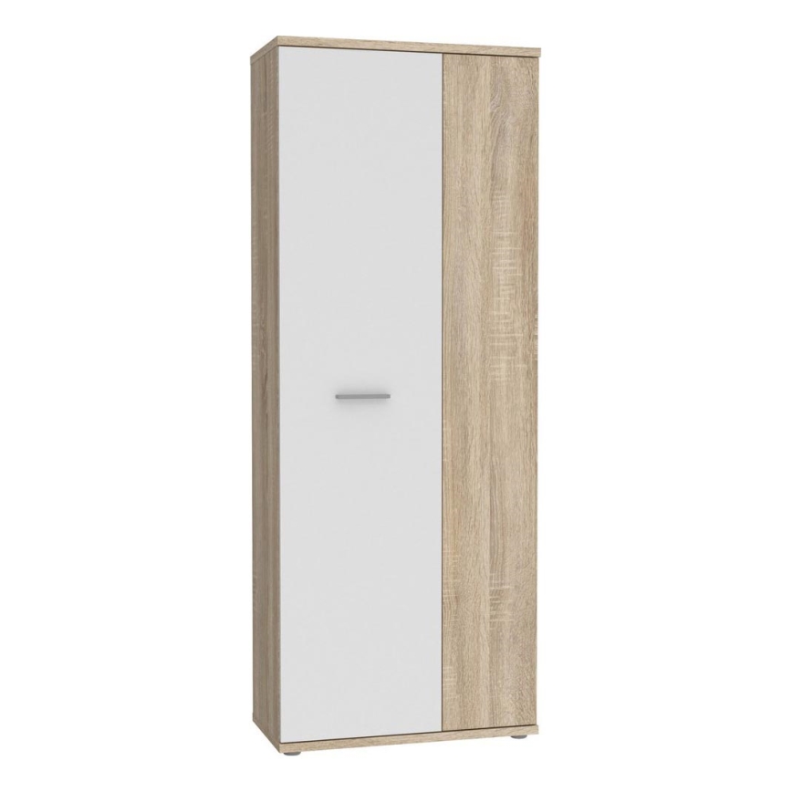 Kommode/Schuhschrank SIMO Sonoma-Eiche/Weiß