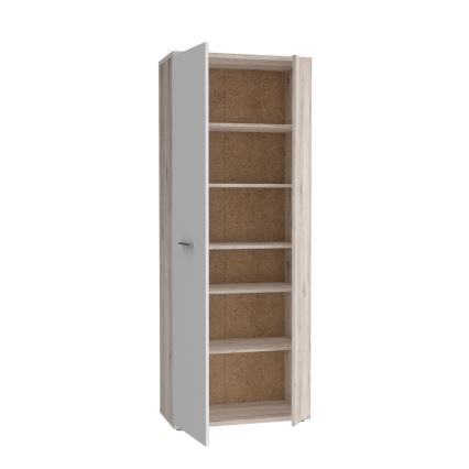Kommode/Schuhschrank SIMO weiß/taupe