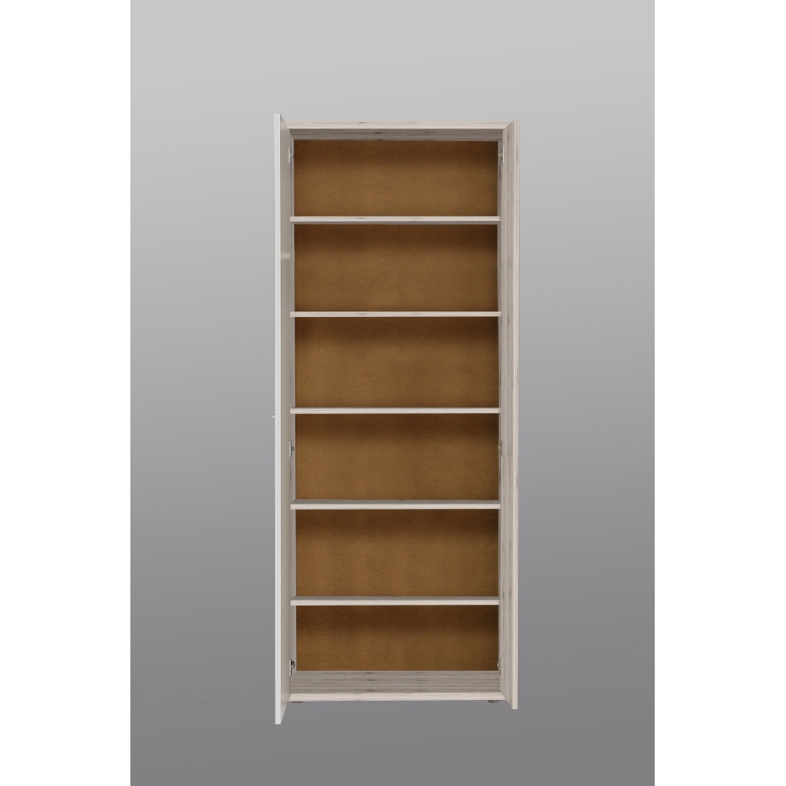 Kommode/Schuhschrank SIMO weiß/taupe