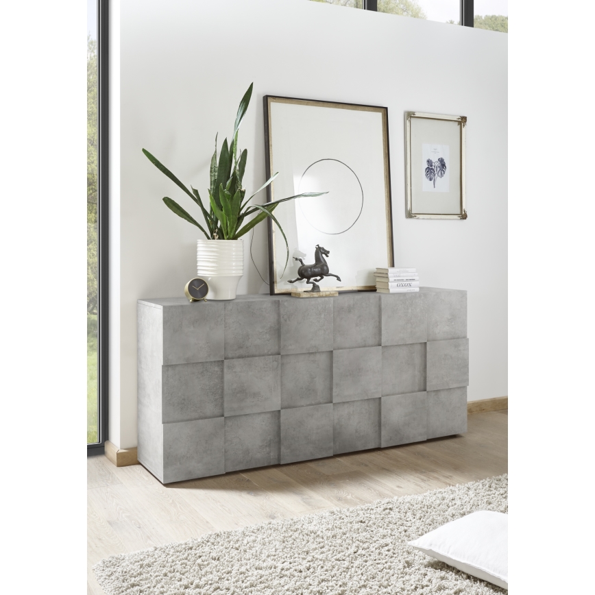 Kommode SERIAN Beton-Grau
