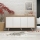 Kommode SHANS 86x140 cm braun/weiß
