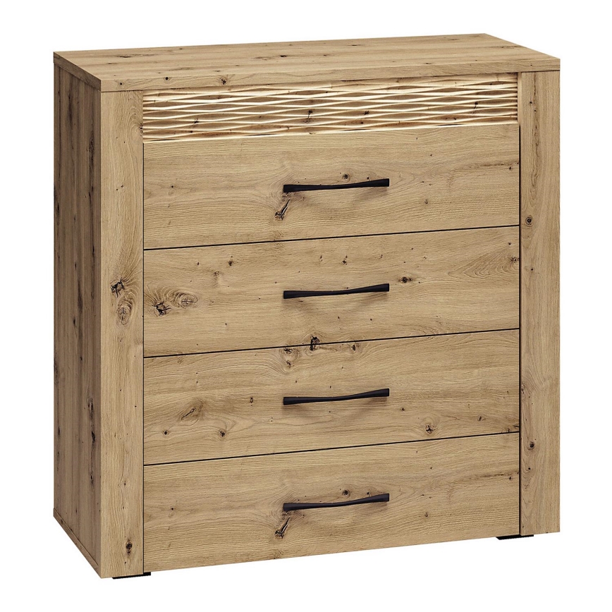 Kommode VANCO 94x92 cm Artisan-Eiche
