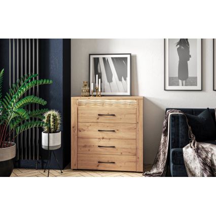Kommode VANCO 94x92 cm Artisan-Eiche