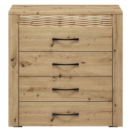 Kommode VANCO 94x92 cm Artisan-Eiche