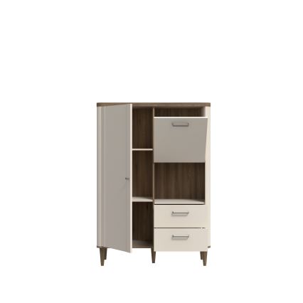 Kommode VIRO, Braun/Beige
