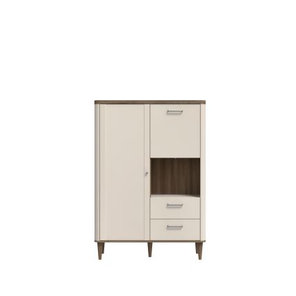Kommode VIRO, Braun/Beige