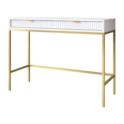 Konsolentisch NOVA 77x104 cm weiß/gold