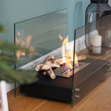 Kratki - BIO-Kamin 40,2x70 cm 2 kW schwarz