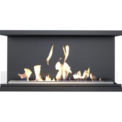 Kratki - Bio-Einbaukamin 50x100 cm 3,5kW schwarz