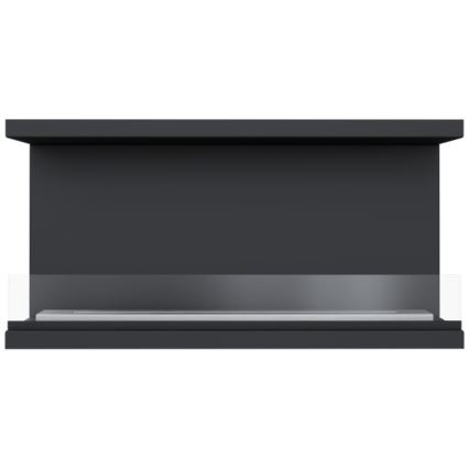 Kratki - Bio-Einbaukamin 50x100 cm 3,5kW schwarz