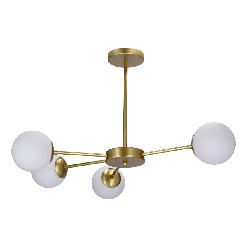 Kronleuchter an einer Stange MATI 4xG9/20W/230V gold