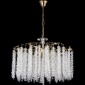 Kronleuchter an Kette 7xE14/60W/230V d 54 cm golden