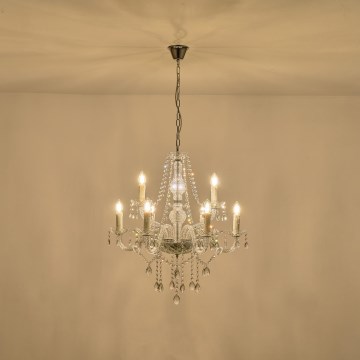 Kronleuchter an Kette 9xE14/15W/230V