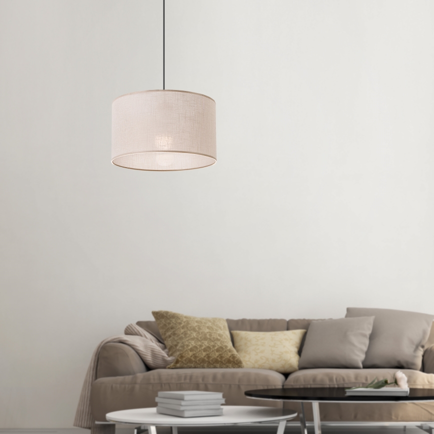 Kronleuchter an Kette ANTONIO 1xE27/60W/230V Eiche