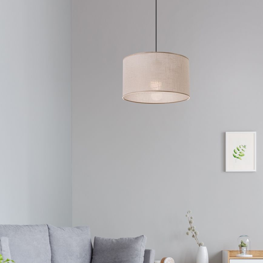Kronleuchter an Kette ANTONIO 1xE27/60W/230V Eiche