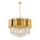 Kronleuchter an Kette CRYSTALLINE 8xE27/40W/230V goldfarben