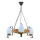 Kronleuchter an Kette ROATA 3xE14/40W/230V Buche