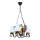 Kronleuchter an Kette VELA 4xE14/40W/230V Buche