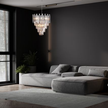 Kronleuchter an Kette ASPEN 9xE14/40W/230V