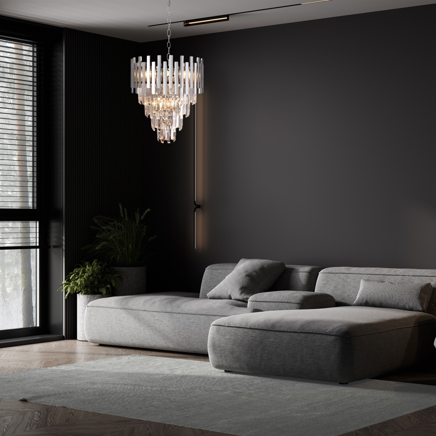 Kronleuchter an Kette ASPEN 9xE14/40W/230V