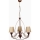 Kronleuchter mit Kette CLASSIC 3xE14/40W/230V bronzefarben/beige