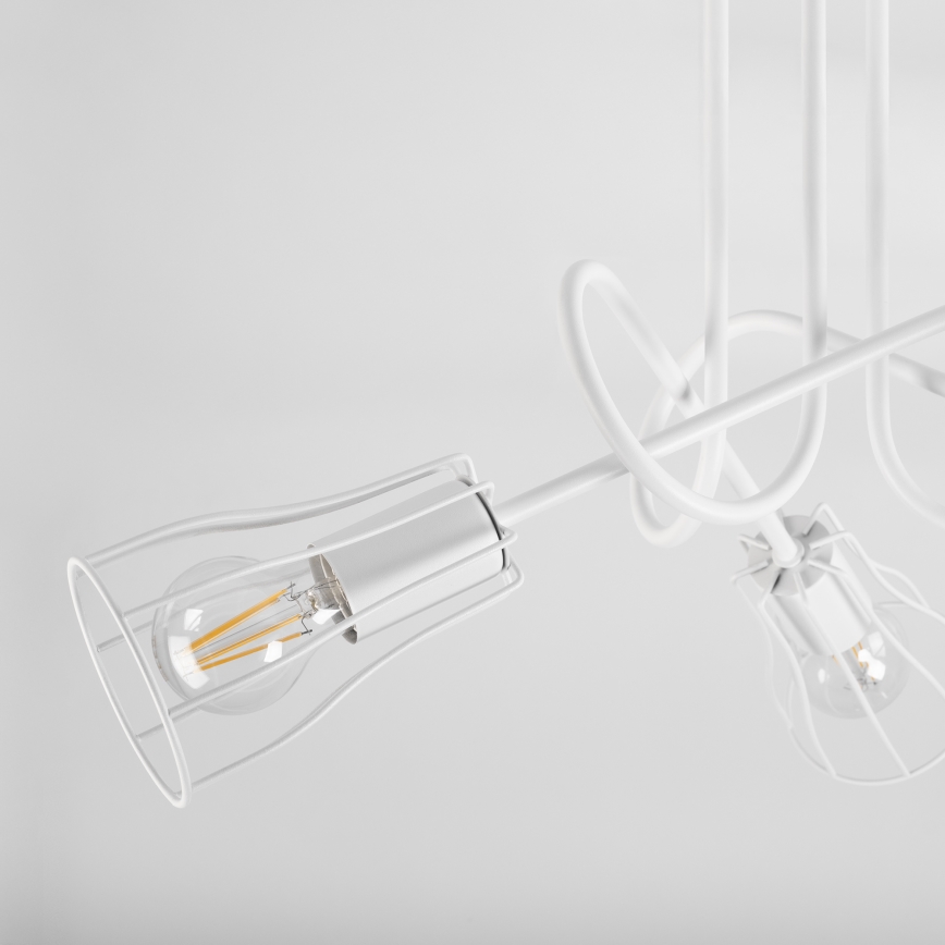 Kronleuchter OXFORD 3xE27/15W/230V weiß