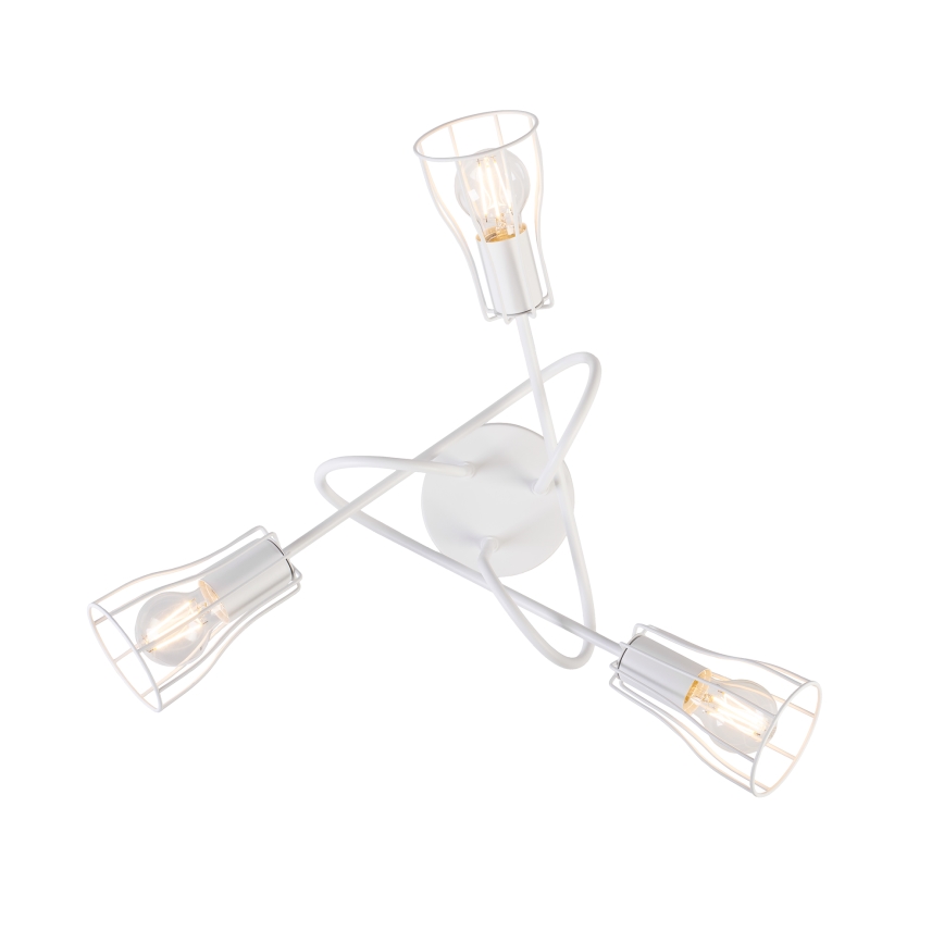 Kronleuchter OXFORD 3xE27/15W/230V weiß